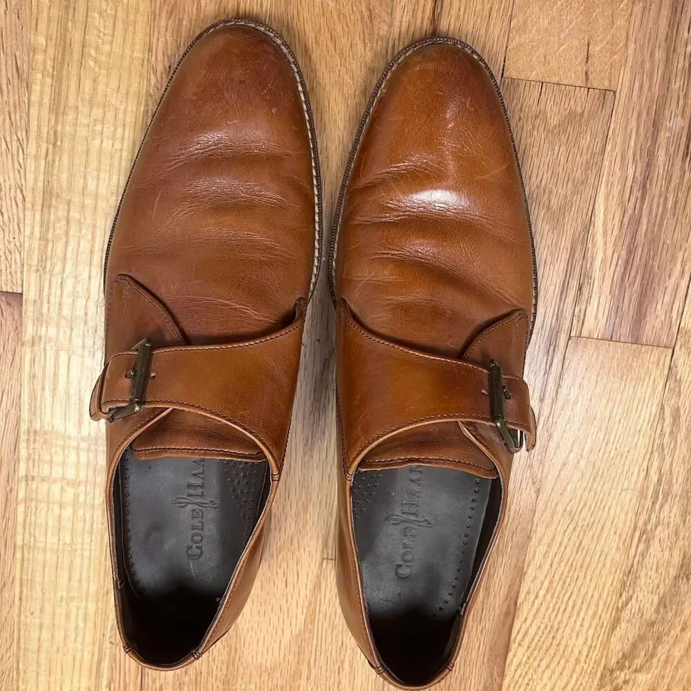 Cole-haan Men's Brown and Tan Oxfords